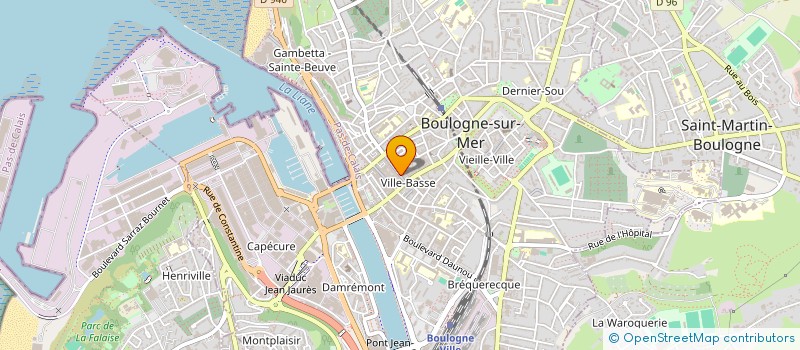 localisation de l'entreprise MARECHAL BOUNSAYTHIP à BOULOGNE-SUR-MER