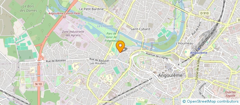 localisation de l'entreprise MARECHAL ELAGAGE à ANGOULEME