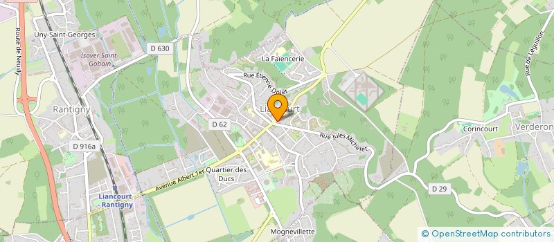 localisation de l'entreprise MARECHAL ET LALLOUETTE à LIANCOURT