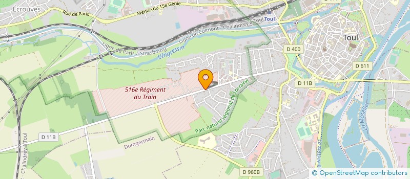 localisation de l'entreprise MARECHAL GC  ECROUVES