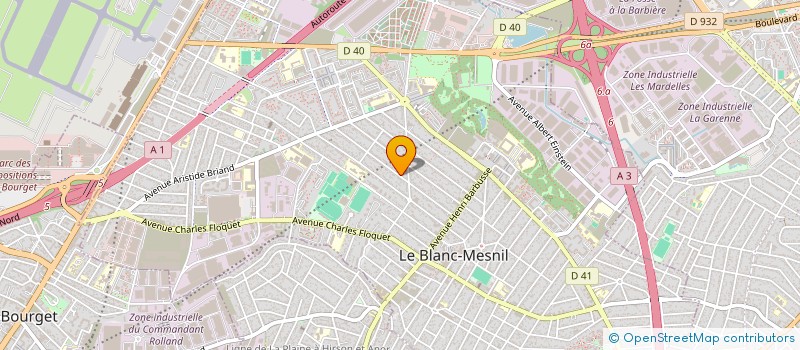 localisation de l'entreprise MARECHAL JUIN à LE BLANC-MESNIL