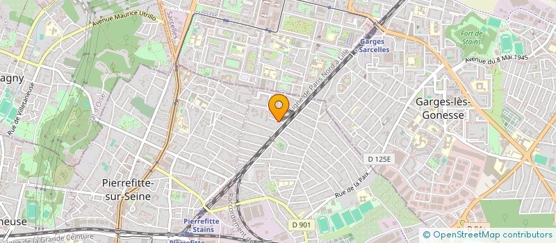 localisation de l'entreprise MARECHAL TRANSPORTS à STAINS