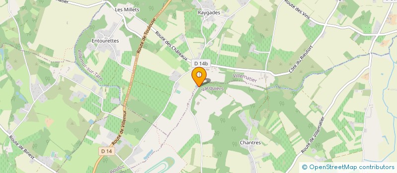 localisation de l'entreprise MARECHALERIE B & D à CASTELNAU-D'ESTRETEFONDS