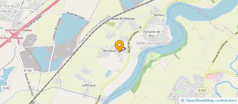 localisation de l'entreprise MARECHALERIE ROUAT YANNICK  SALLES-SUR-GARONNE