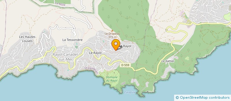 localisation de l'entreprise MARECHALLE à RAYOL-CANADEL-SUR-MER