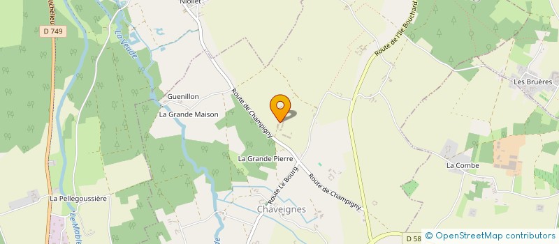 localisation de l'entreprise MARECHAUX SOLAIRE  CHAVEIGNES