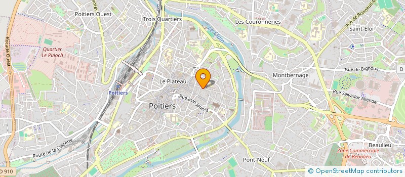 localisation de l'entreprise MARECK à POITIERS