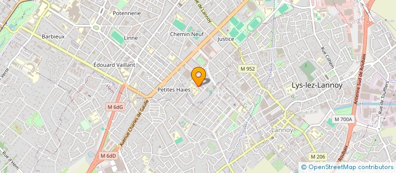 localisation de l'entreprise MARECO à ROUBAIX