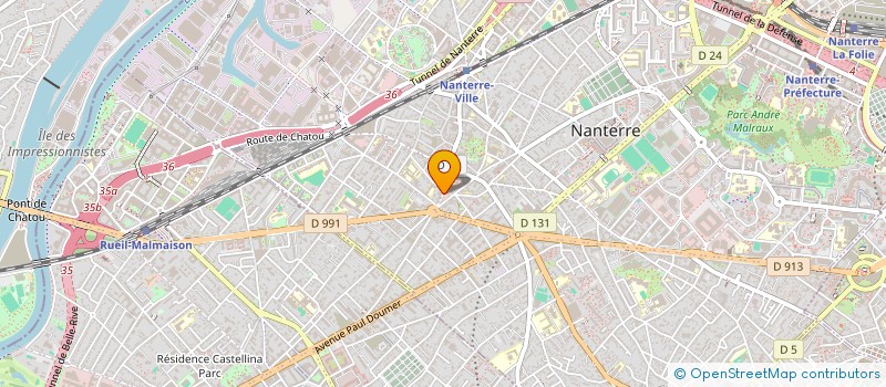 localisation de l'entreprise MAREDIS  NANTERRE