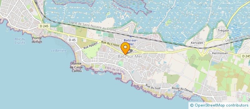 localisation de l'entreprise MAREE BATZ à LE CROISIC