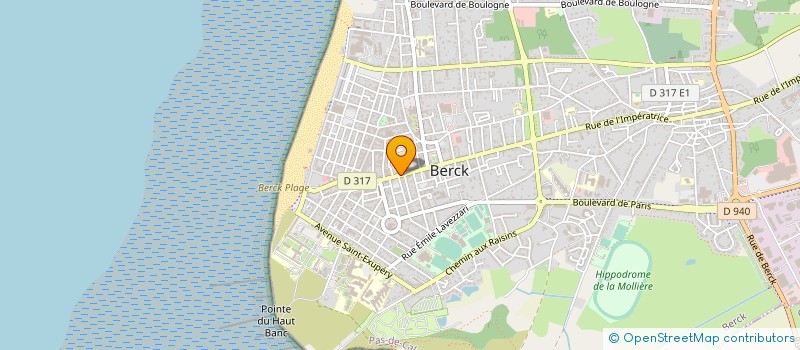localisation de l'entreprise MAREE BERCKOISE à BERCK