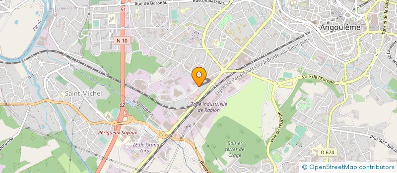 localisation de l'entreprise MAREE CHARENTAISE à ANGOULEME