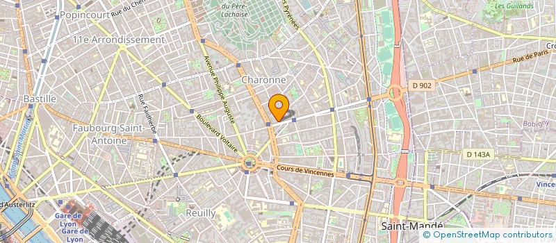 localisation de l'entreprise MAREE-D'AVRON à PARIS