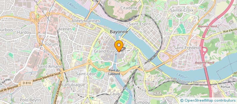 localisation de l'entreprise MAREE D'ENCRE à BAYONNE