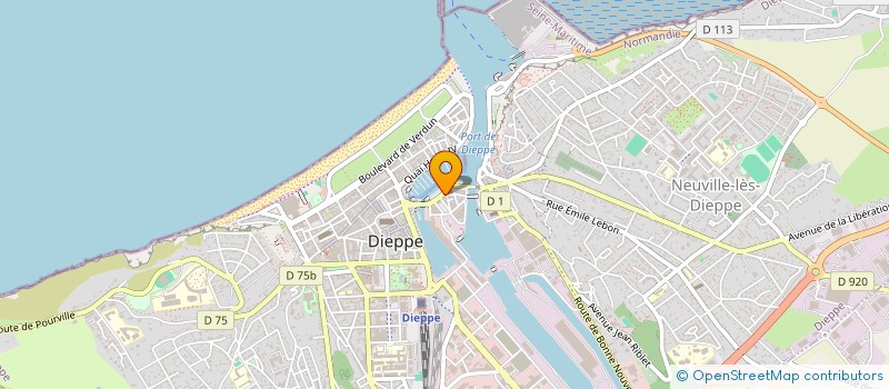 localisation de l'entreprise MAREE DIEPPOISE NORMANDE  DIEPPE