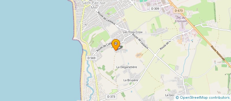 localisation de l'entreprise MAREE DU SIECLE  SAINT-PAIR-SUR-MER