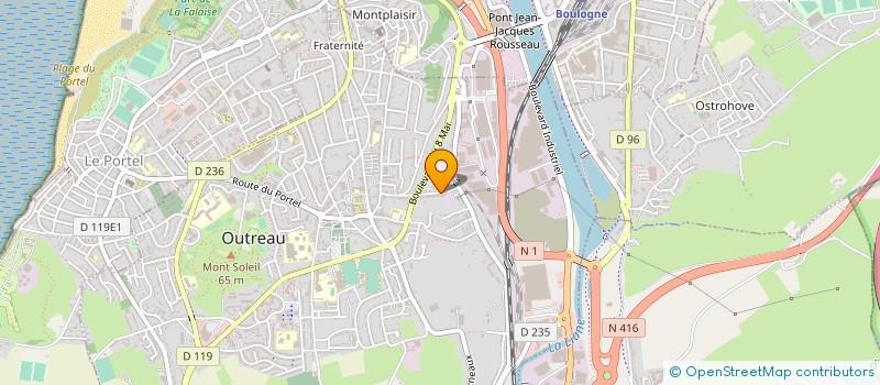 localisation de l'entreprise MAREE ETAPLOISE à OUTREAU