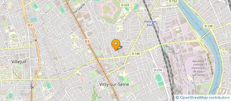 localisation de l'entreprise MAREE FISH à VITRY-SUR-SEINE
