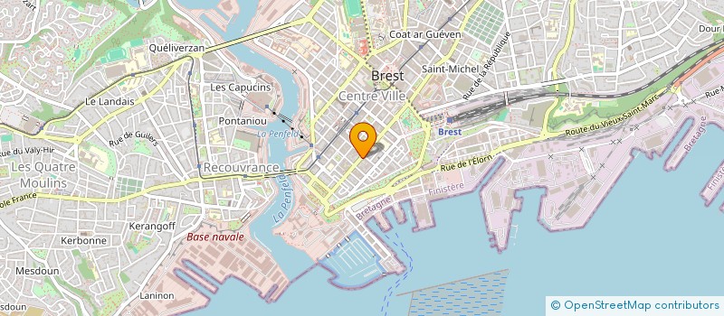 localisation de l'entreprise MAREE HAUTE  BREST