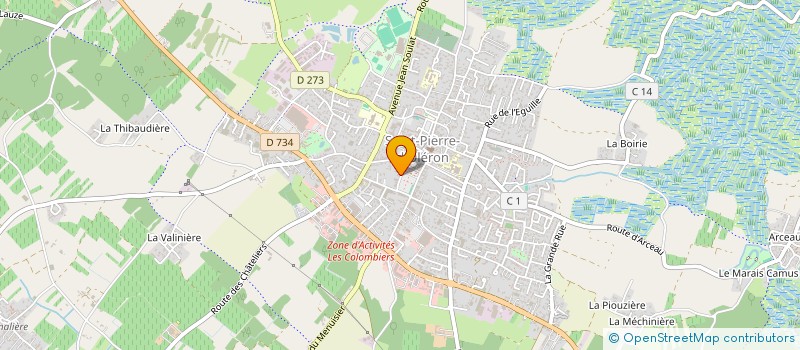 localisation de l'entreprise MAREE HAUTE  SAINT-PIERRE-D'OLERON