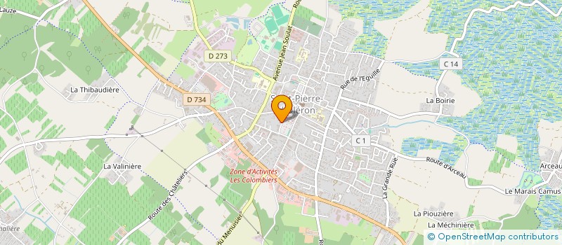 localisation de l'entreprise MAREE HOT  SAINT-PIERRE-D'OLERON