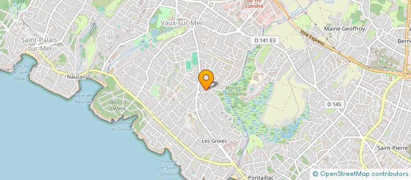 localisation de l'entreprise MAREE-JBCP  VAUX-SUR-MER