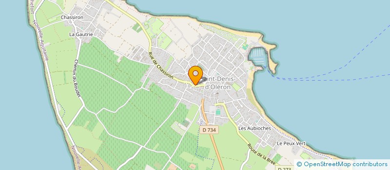 localisation de l'entreprise MAREE MALTEE  SAINT-DENIS-D'OLERON