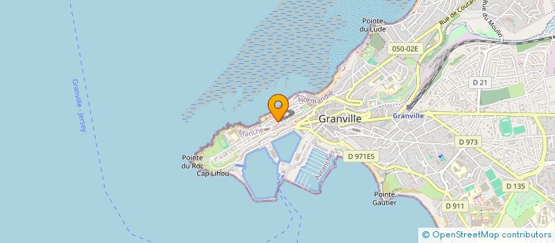 localisation de l'entreprise MAREE MODERNE  GRANVILLE