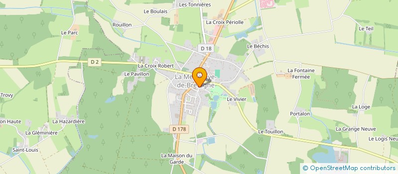 localisation de l'entreprise MAREE PRIMEURS HARDY à LA MEILLERAYE-DE-BRETAGNE