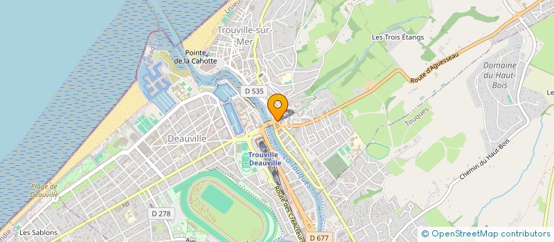 localisation de l'entreprise MAREE TROUVILLAISE à TROUVILLE-SUR-MER