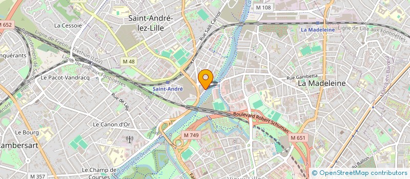 localisation de l'entreprise MAREEL F.A à SAINT-ANDRE-LEZ-LILLE