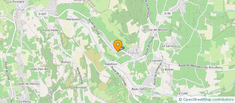 localisation de l'entreprise MAREFOCH  THEIZE