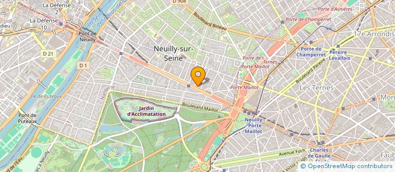localisation de l'entreprise MAREFONTAINE  NEUILLY-SUR-SEINE