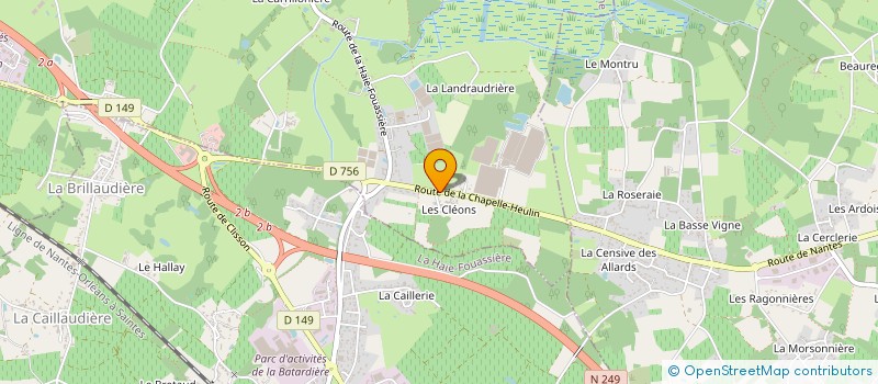 localisation de l'entreprise MAREGILE à HAUTE-GOULAINE