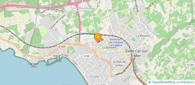 localisation de l'entreprise MAREJE  SAINT-CYR-SUR-MER