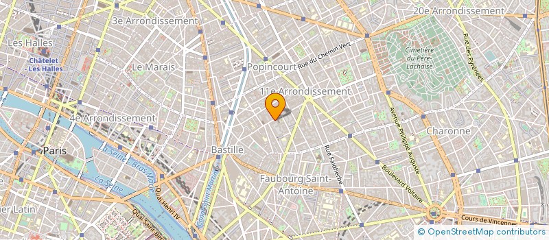localisation de l'entreprise MAREK PANEK PROJETS PRAGMATIQUES à PARIS