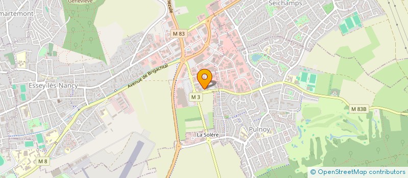 localisation de l'entreprise MAREL  ESSEY-LES-NANCY