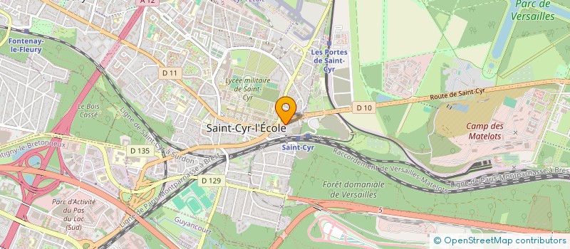 localisation de l'entreprise MAREL  SAINT-CYR-L'ECOLE