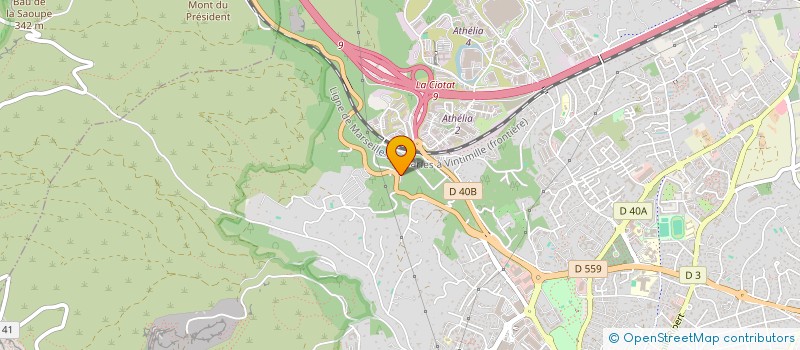 localisation de l'entreprise MAREL  LA CIOTAT