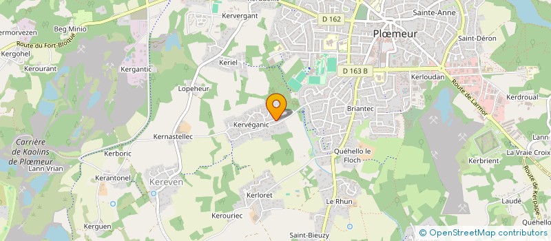 localisation de l'entreprise MAREL HF à PLOEMEUR