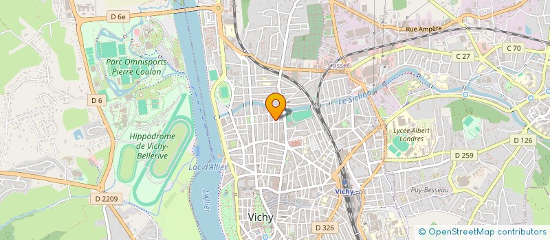 localisation de l'entreprise MAREL HOSPITALITY à VICHY