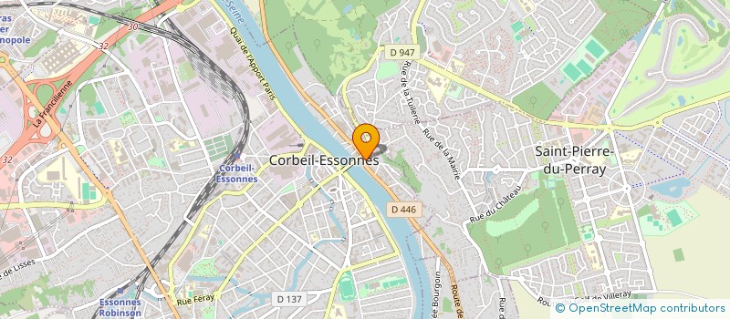 localisation de l'entreprise MAREL SARL à CORBEIL-ESSONNES