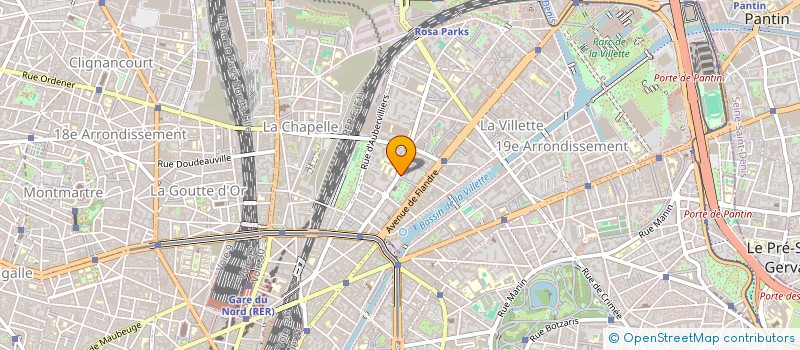 localisation de l'entreprise MAREL SARL à PARIS