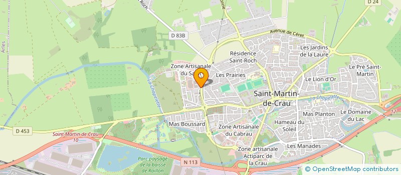 localisation de l'entreprise MARELANTO à SAINT-MARTIN-DE-CRAU