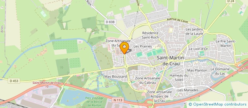 localisation de l'entreprise MARELANTO IMMO à SAINT-MARTIN-DE-CRAU