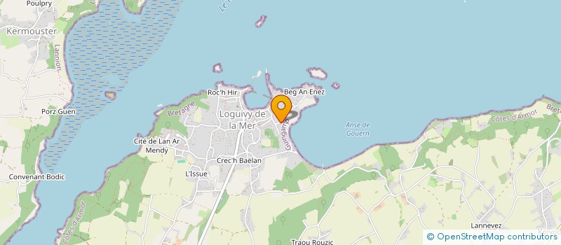 localisation de l'entreprise MARELE  PLOUBAZLANEC