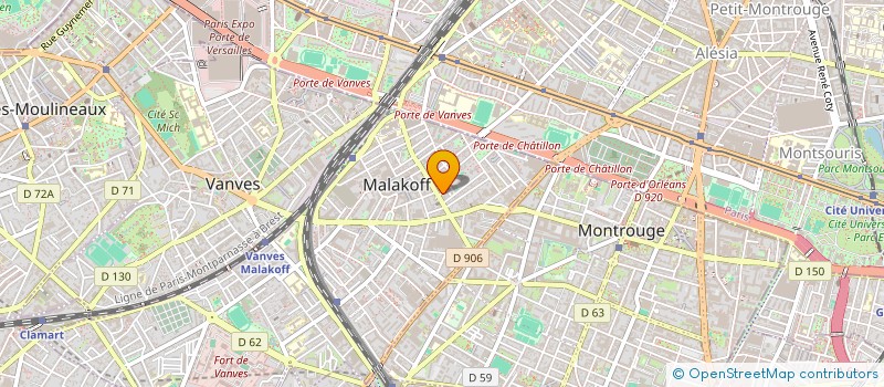 localisation de l'entreprise MARELI  MALAKOFF