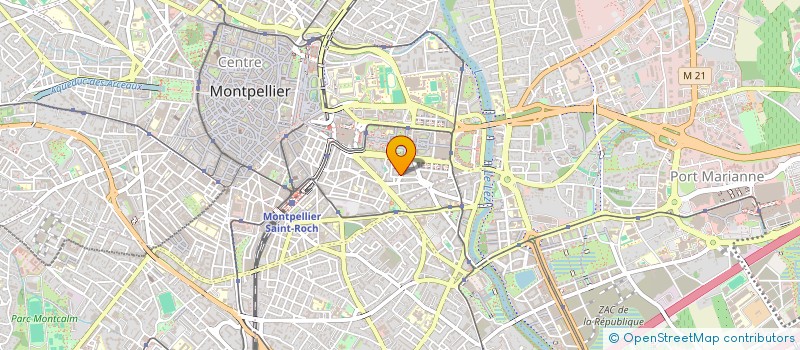 localisation de l'entreprise MARELI à MONTPELLIER