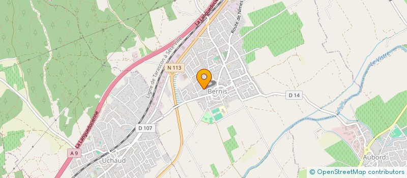 localisation de l'entreprise MARELIE  BERNIS