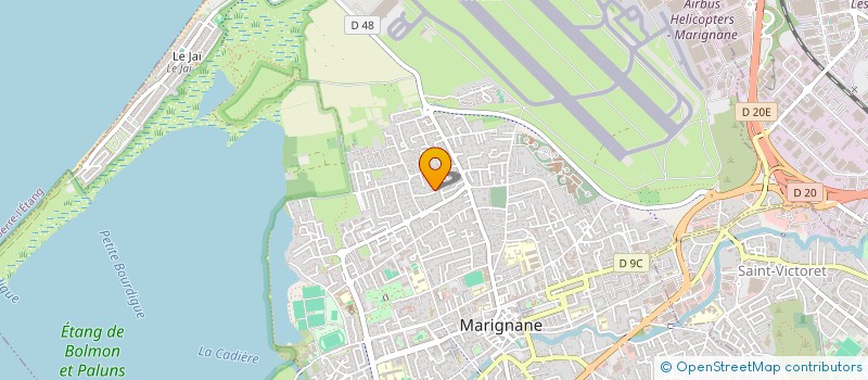 localisation de l'entreprise MARELIE  MARIGNANE